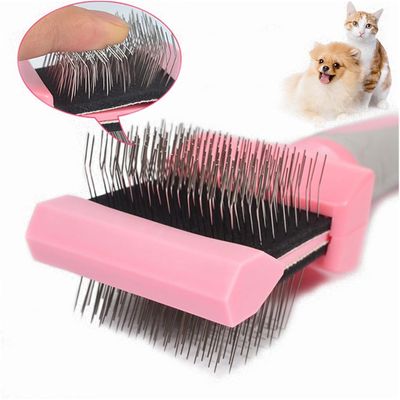 UAMLY Peigne doux double face pour chat