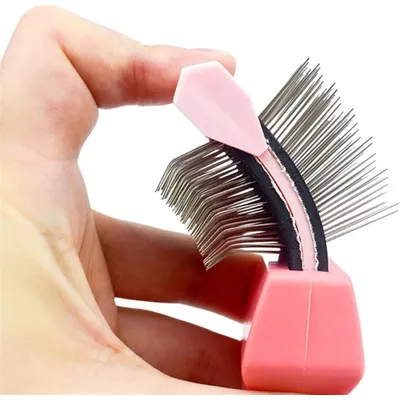 UAMLY Peigne doux double face pour chat