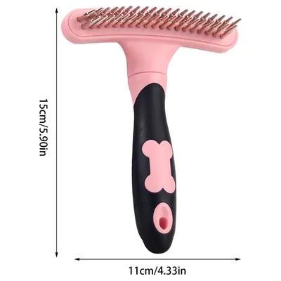 PurrfectFun Rastrillo et Brosse d'Entretien pour Animaux de Compagnie