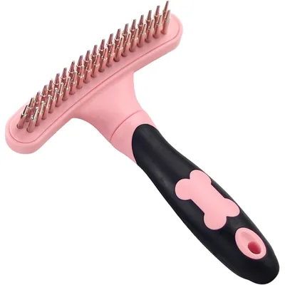 PurrfectFun Rastrillo et Brosse d'Entretien pour Animaux de Compagnie