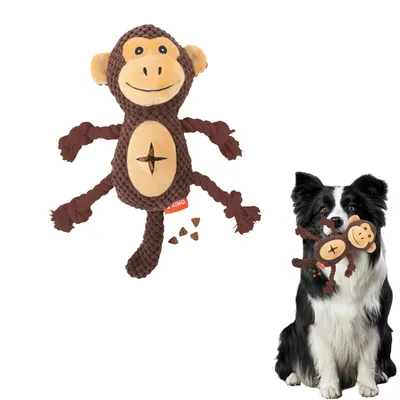 FurryFusion Peluche singe pour chien FurryFusion Peluche singe pour chien