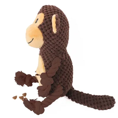 FurryFusion Peluche singe pour chien