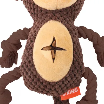 FurryFusion Peluche singe pour chien