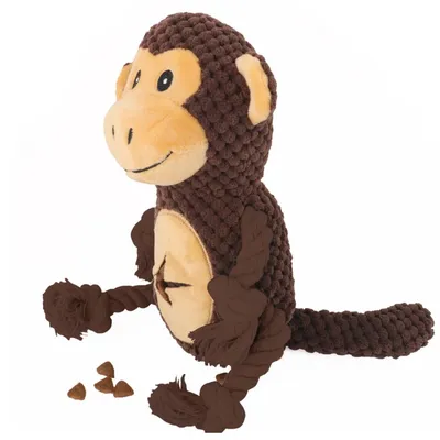 FurryFusion Peluche singe pour chien