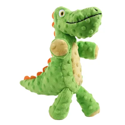 FurryFusion Jouet en peluche dinosaure pour chien