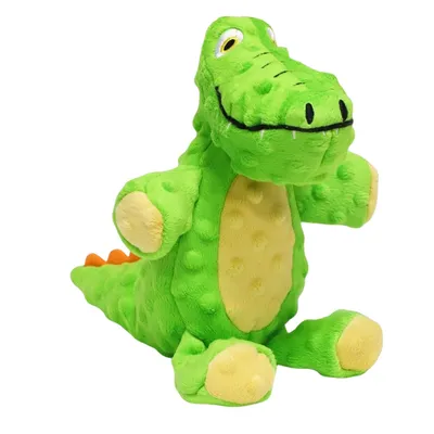 FurryFusion Jouet en peluche dinosaure pour chien