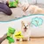 FurryFusion Jouet en peluche dinosaure pour chien