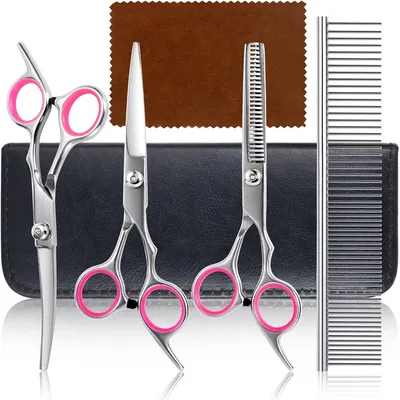 IntiMeg Ensemble de ciseaux de toilettage pour chien IntiMeg Ensemble de ciseaux de toilettage pour chien