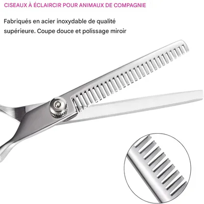 IntiMeg Ensemble de ciseaux de toilettage pour chien IntiMeg Ensemble de ciseaux de toilettage pour chien