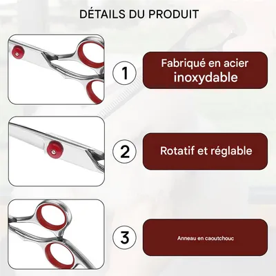 IntiMeg Ciseaux de toilettage pour chien