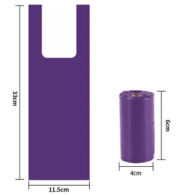 FurryFusion Sacs à crottes pour chien 120 unités