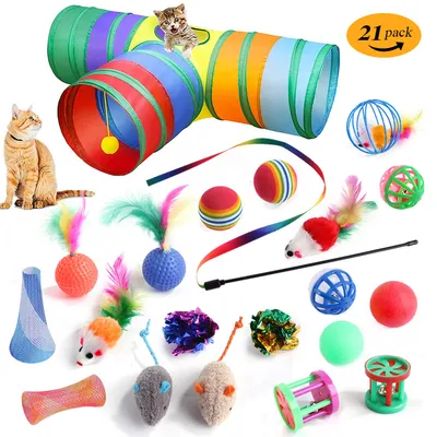 IntiMeg Ensemble de jouets pour chat