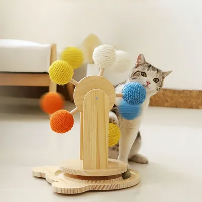 FurryFusion Jouet pour chat Grande Roue