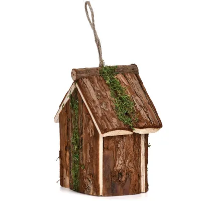 FurryFusion nid d'oiseau en bois