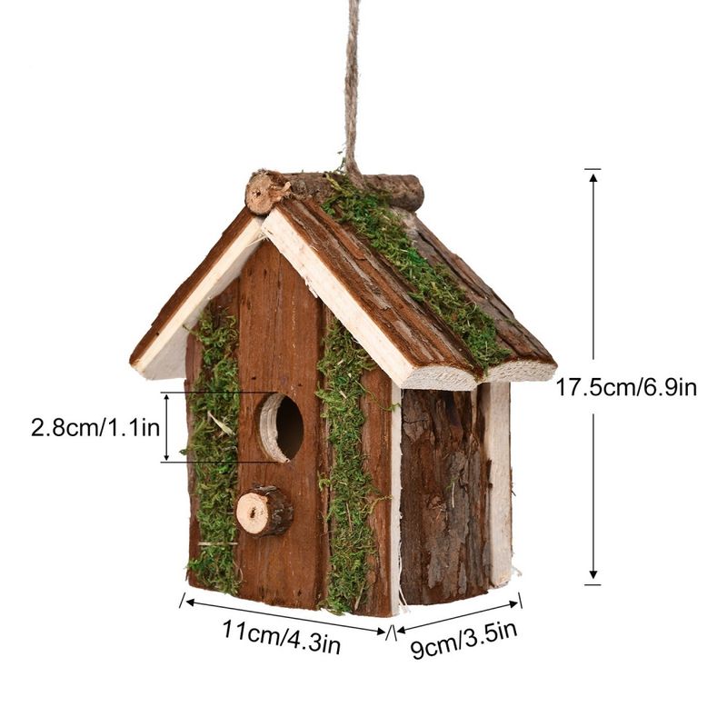 FurryFusion nid d'oiseau en bois