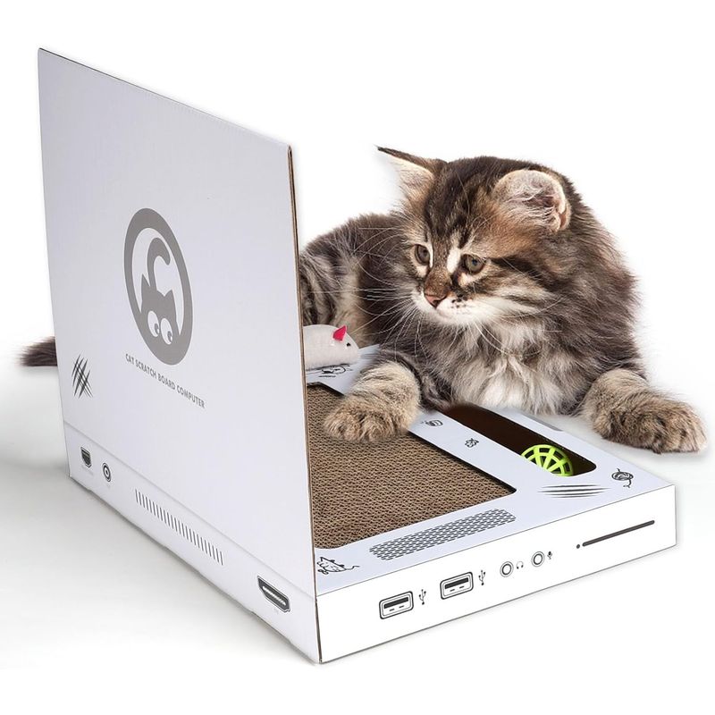 UAMLY Planche à gratter pliable pour chat