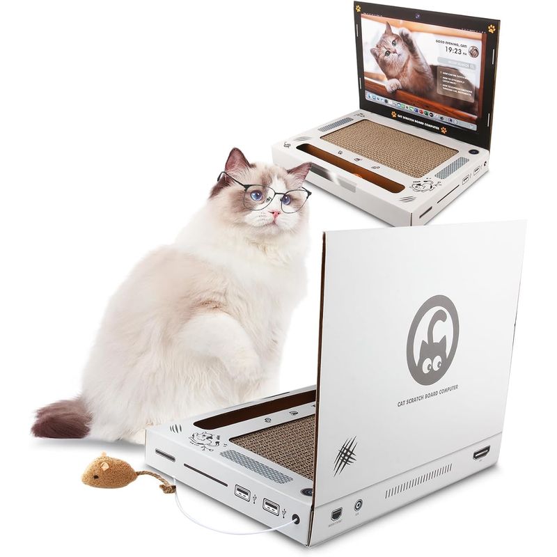 UAMLY Planche à gratter pliable pour chat