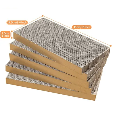 UAMLY Planche à gratter pour chat en forme de boîte