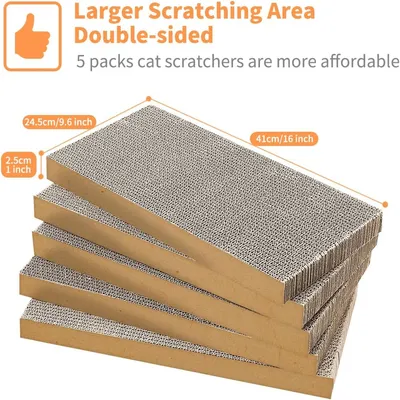 UAMLY Planche à gratter pour chat en forme de boîte