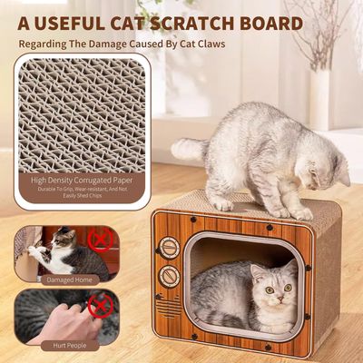 UAMLY Rascador para gatos con forma de televisor