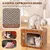UAMLY Planche à gratter pour chat TV