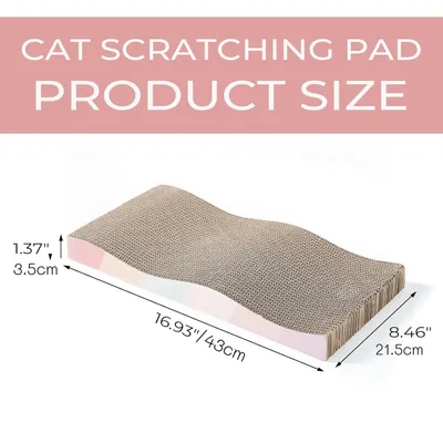 UAMLY Planche à gratter double face pour chat