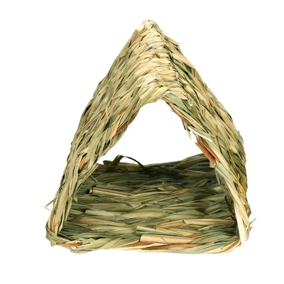 FurryFusion Nid en paille tissée pour petits animaux