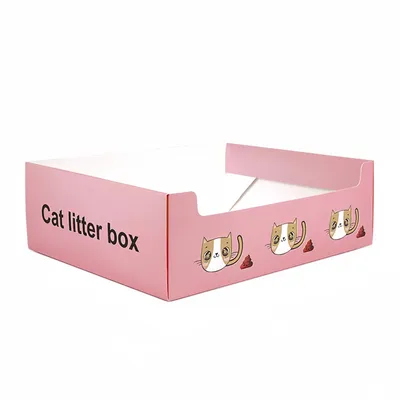 FurryFusion Bacs à litière jetables pliables pour chats 5 pièces