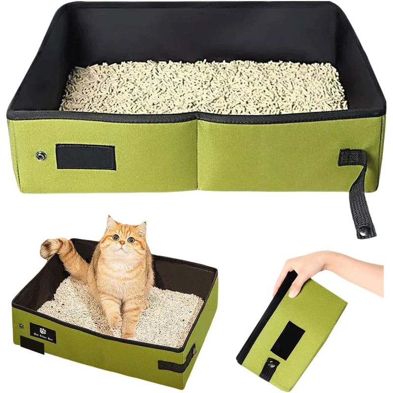 UAMLY Faltbare Katzentoilette