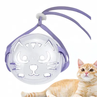 FurryFusion Bozal transparente para gatos