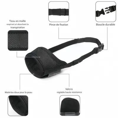 FurryFusion Muselière pour chien