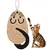 IntiMeg Tapis griffoir en forme de souris pour chat IntiMeg Tapis griffoir en forme de souris pour chat
