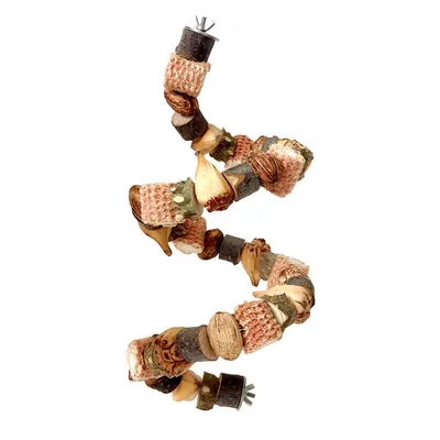 FurryFusion Jouet pour oiseaux à échelle d'escalade