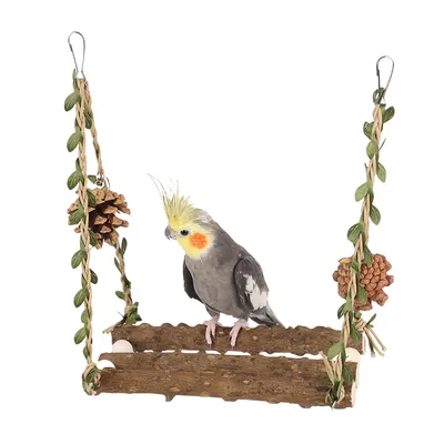 FurryFusion Jouet balançoire pour perroquet