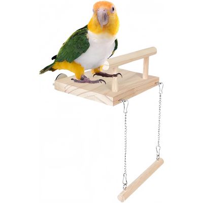 ZooVenture Jouet balançoire plateforme pour oiseaux