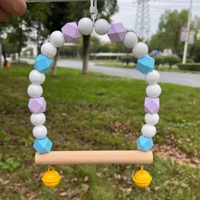 ZooVenture Amusante Balançoire En Bois Pour Oiseaux