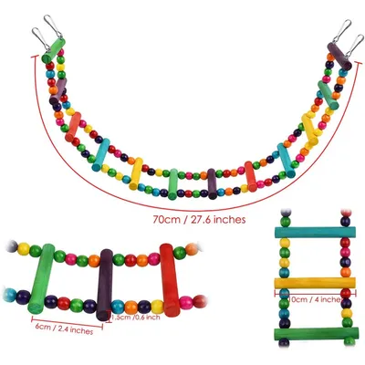 Zooventure Pratique Échelle En Bois Pour Animaux
