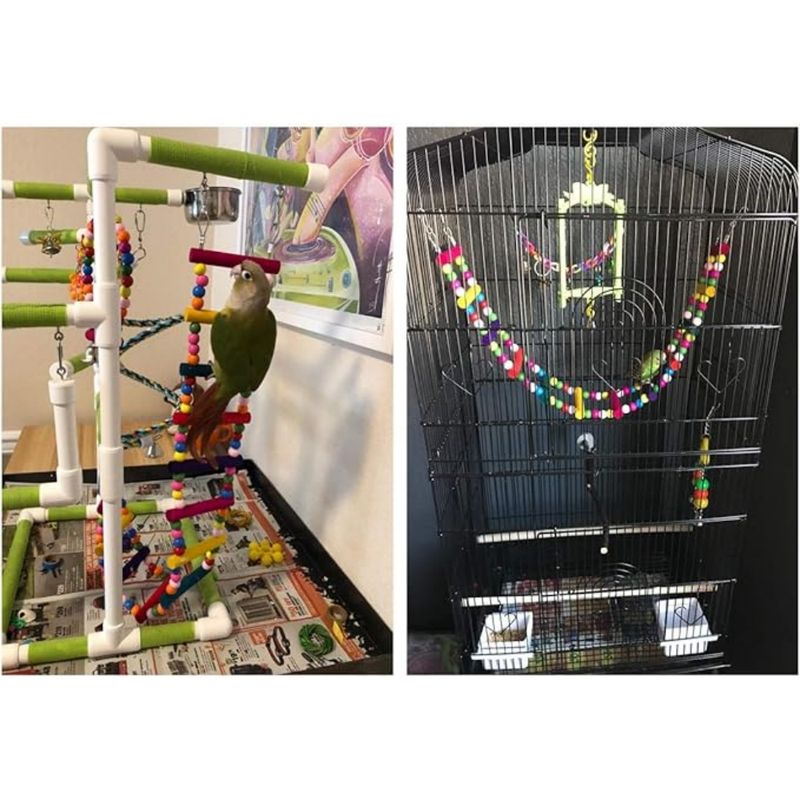 Pet Planet Perroquets Jouet Coloré Suspendu