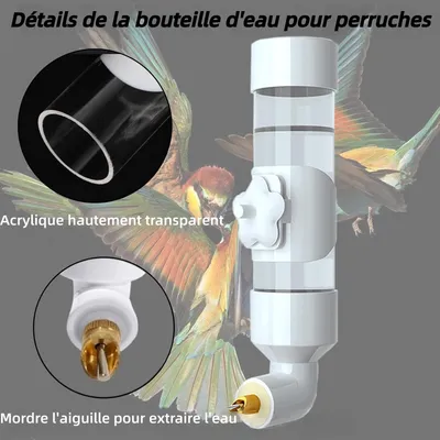 Pet Planet Fontaine à eau automatique pour oiseaux