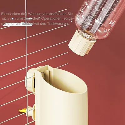 ZooVenture Transparent Bouteille d'eau pour Cage à Oiseaux