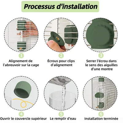 ZooVenture Automatique Distributeur Eau Pour Oiseaux