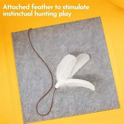 Pet Planet Nid pour chat en feutre pliable (1040×1040 mm)