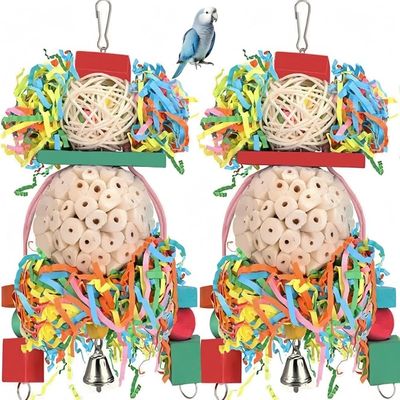 Pet Planet Perroquets Jouet de Boule de Papyrus