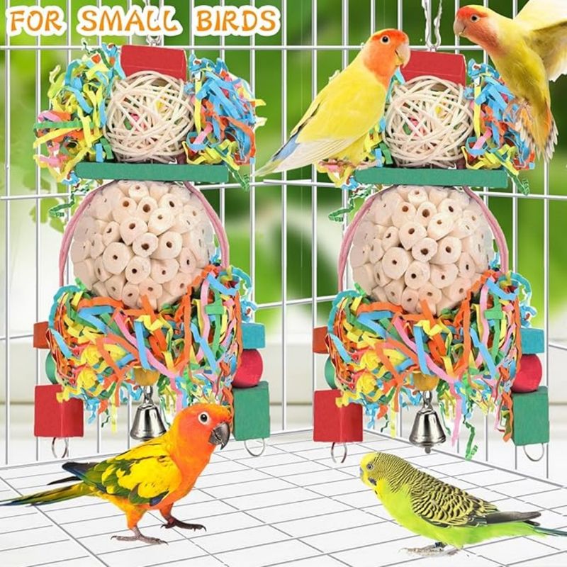 Pet Planet Perroquets Jouet de Boule de Papyrus