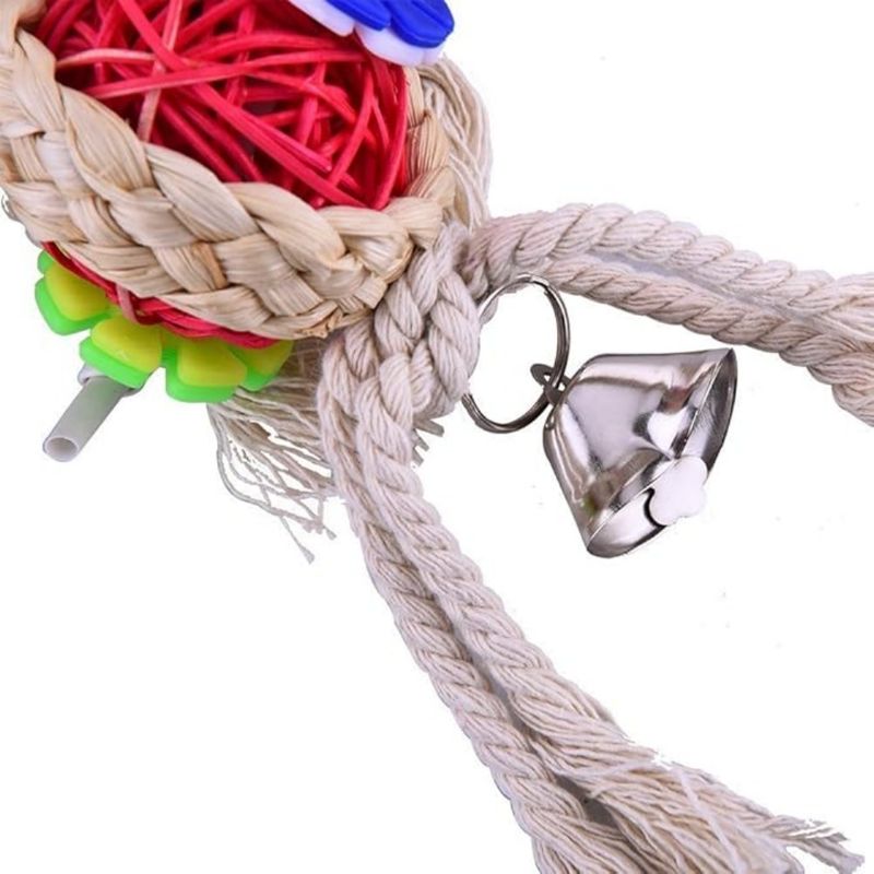 Pet Planet Oiseaux Jouet de Boule de Vigne en Tresse