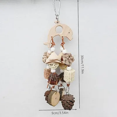 Pet Planet Perroquets Jouet de Mâchouillage en Bois