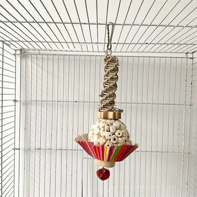 ZooVenture Suspendu Jouet à Mâcher pour Oiseaux