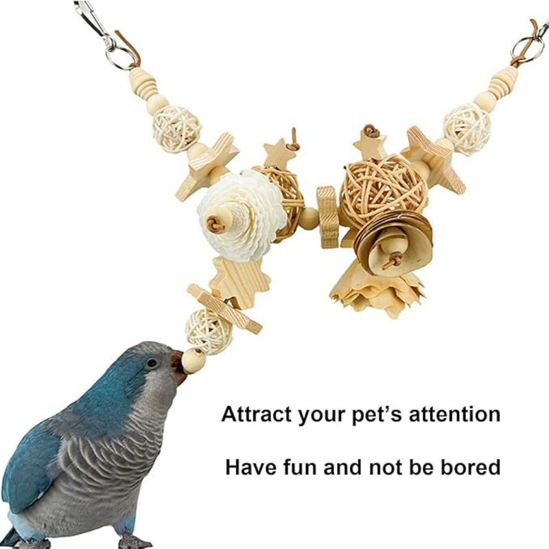 Pet Planet Perroquets Jouet En Boule De Rizier Naturel