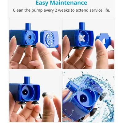 Pompe de Fontaine à Chat Chien, Pompe à Eau Submersible pour Animaux