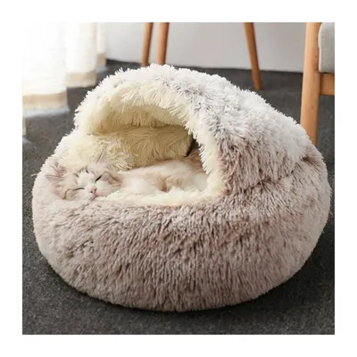 Panier pour chien et chat 80 cm gris clair Rond Panier pour chien et chat 80 cm gris clair Rond